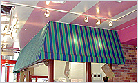店内装飾用デザインテント